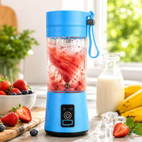 Portable rechargeable blender with fresh fruit