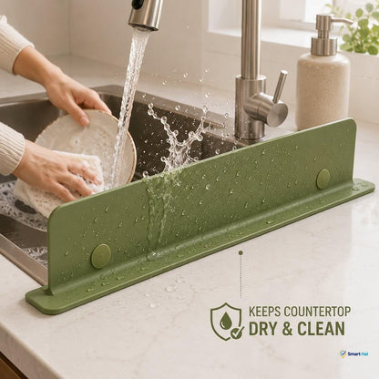 Material & Design: Sleek, minimalist design featuring secure suction cups/bases for stable placement on kitchen sink edges or countertops.
