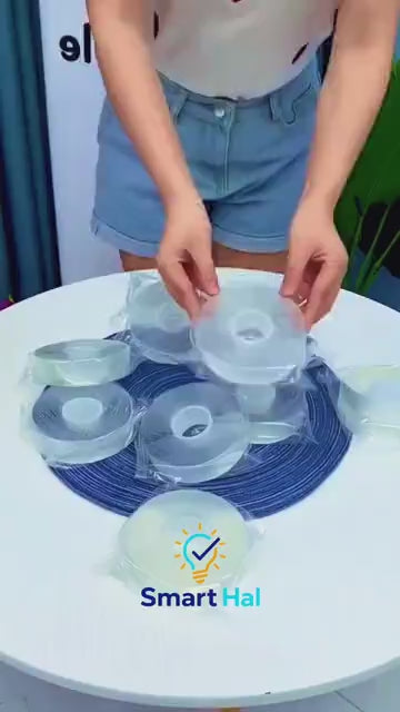 Double-sided nano tape used for secure mounting